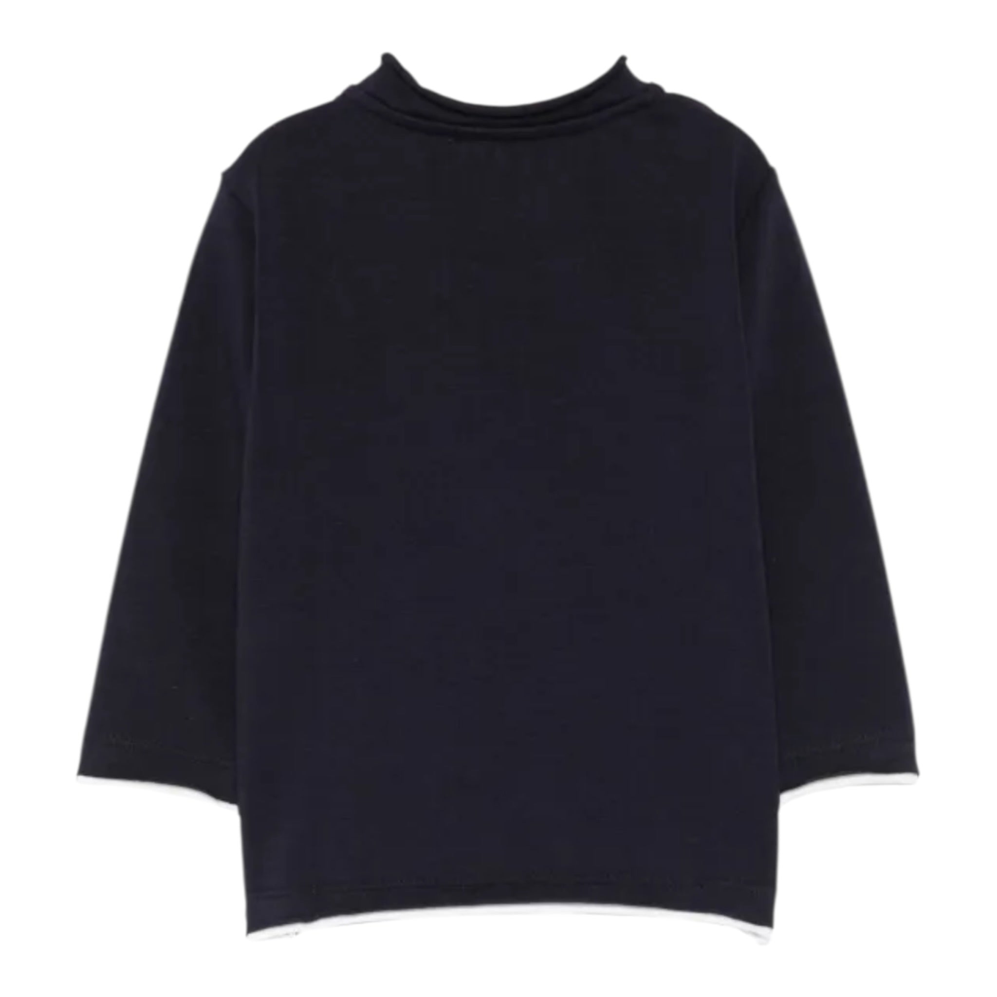 Il Gufo Shirt tinta unita Blu per Bambina A25GTA0006MF003 BLU IL GUFO 