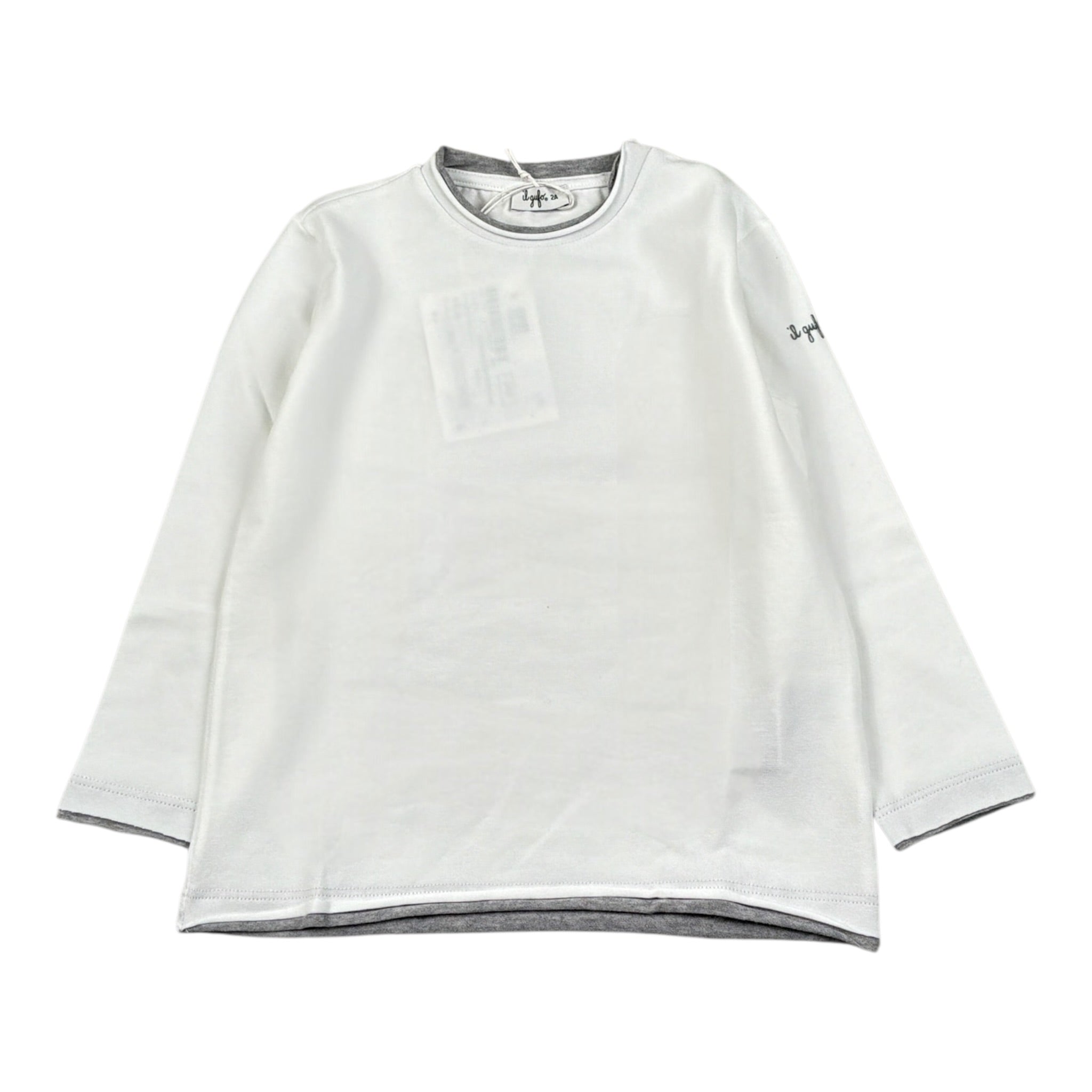 Il Gufo Shirt tinta unita Bianco per Neonata A25GTA0006MF003N BIANCO IL GUFO 