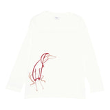 Il Gufo Shirt Girocollo tinta unita con Stampa Bianco per Neonata A25GTA0008MF002N BIANCO IL GUFO 