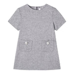 Il Gufo Abito Mezza Manica tinta unita Grigio per Bambina A25GVM0001W0065J GRIGIO IL GUFO 