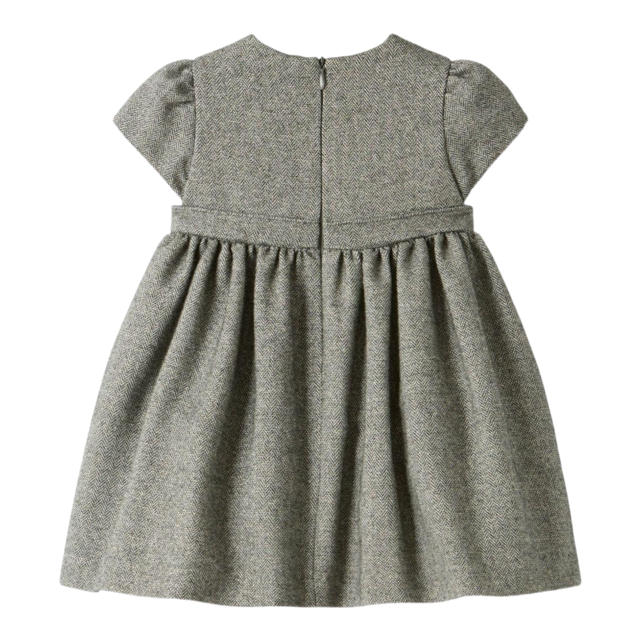 Il Gufo Abito tinta unita Mezza Manica Grigio per Neonata A25GVM0002W0065 GRIGIO IL GUFO 