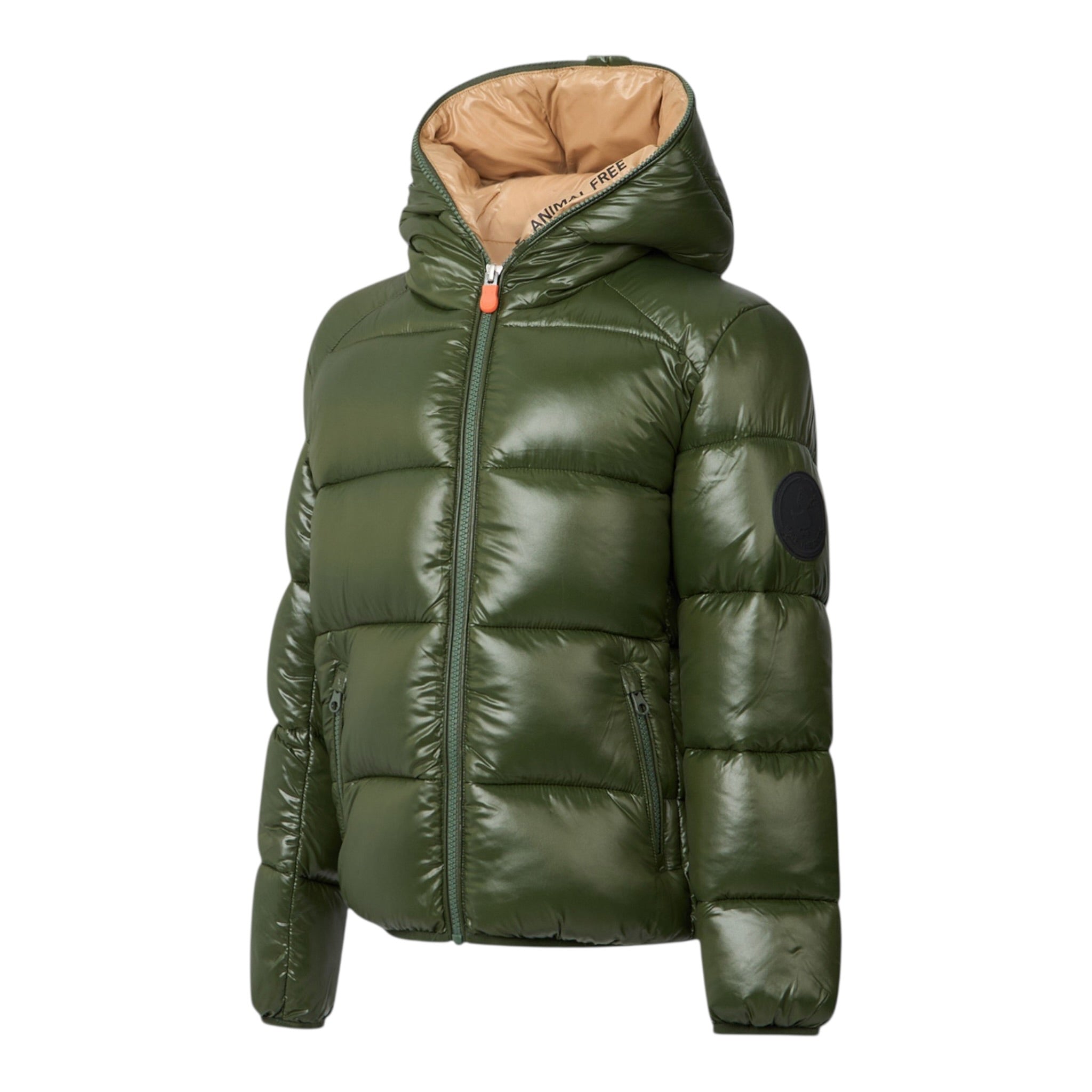 Il Gufo Giubbino tinta unita con Zip E Cappuccio Verde per Neonato J31280BLOVE21 VERDE IL GUFO 
