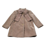 Illiana Cappotto tinta unita Beige per Neonata 691F BEIGE ILLIANA 
