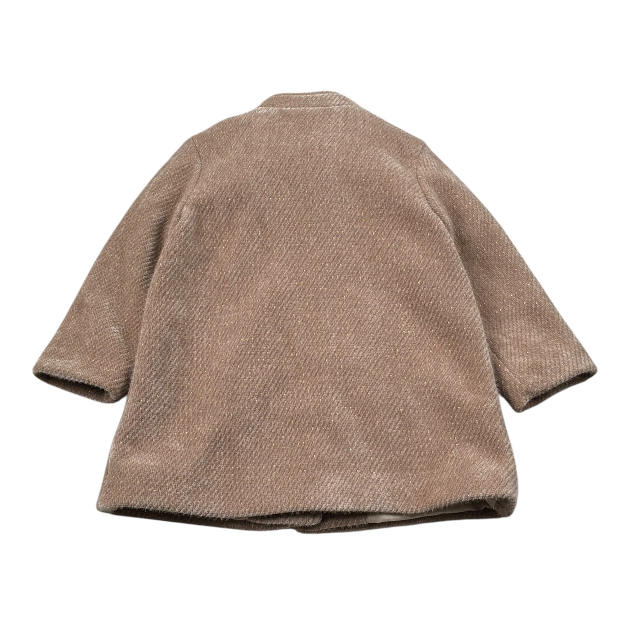 Illiana Cappotto tinta unita Beige per Neonata 691F BEIGE ILLIANA 