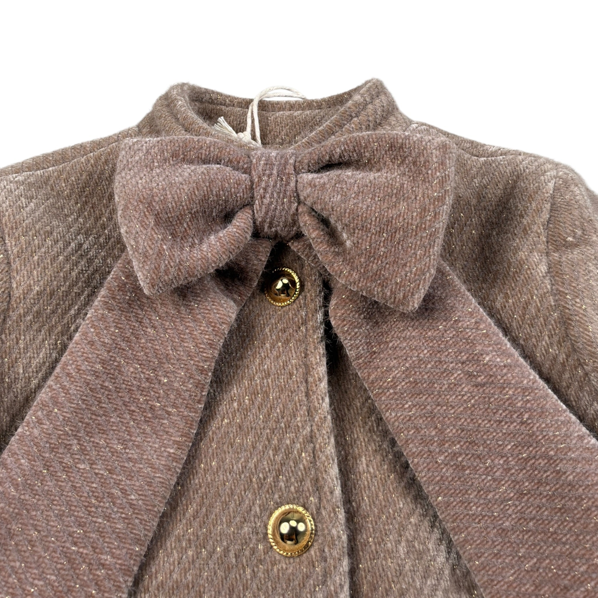 Illiana Cappotto tinta unita Beige per Neonata 691F BEIGE ILLIANA 