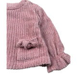 Illiana Maglia Girocollo tinta unita Rosa per Neonata 734FBN ROSA ILLIANA 