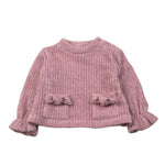 Illiana Maglia Girocollo tinta unita Rosa per Bambina 734FB ROSA ILLIANA 