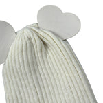 Illytrilly Cappello tinta unita con Orecchie Panna per Neonata DMDM PANNA ILLYTRILLY 