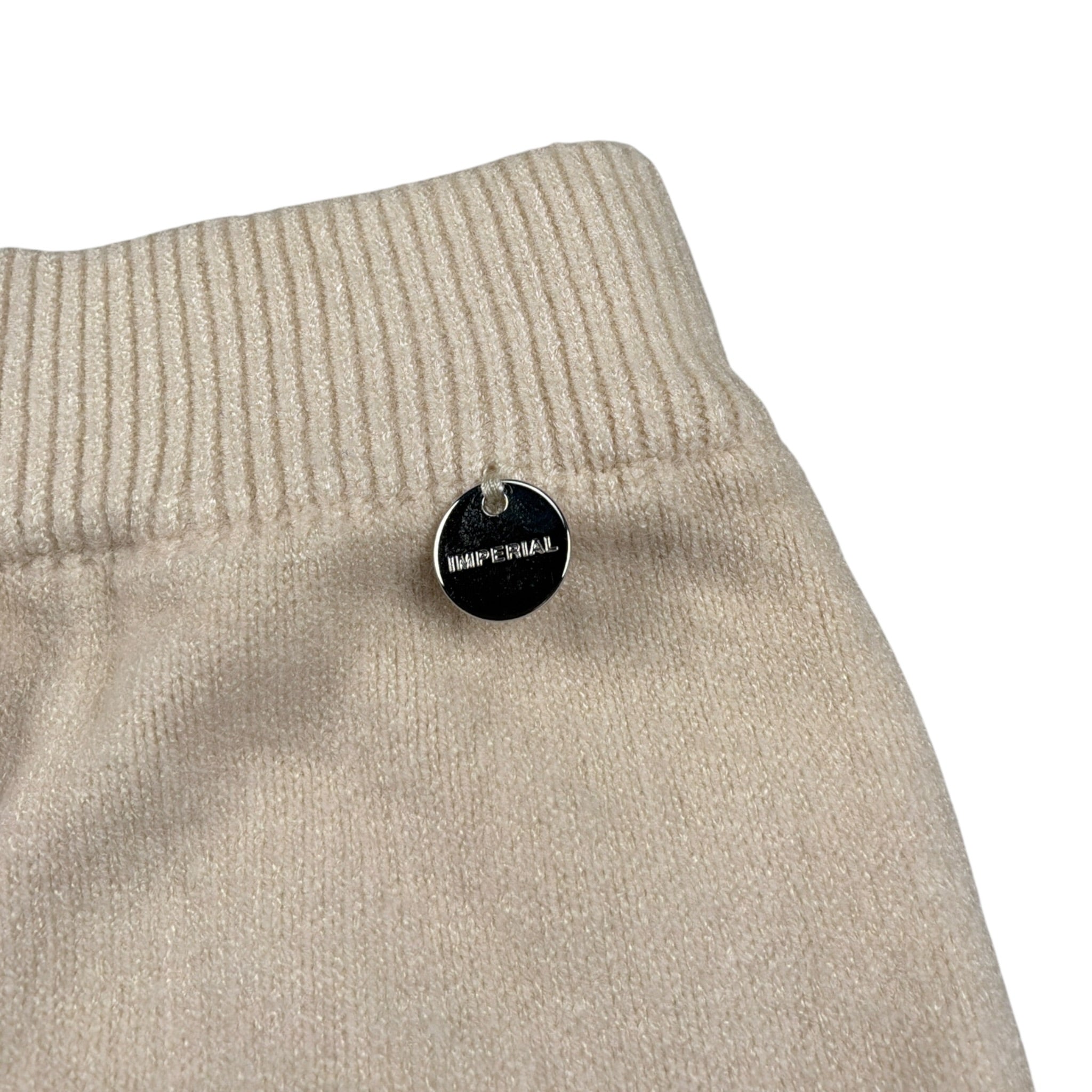 Imperial Pantalone tinta unita con Elastico In Vita Beige per Bambina FJ53230G80 BEIGE IMPERIAL 