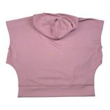 Imperial Felpa tinta unita Giromanica con Cappuccio Rosa per Bambina MM00172G80 ROSA IMPERIAL 
