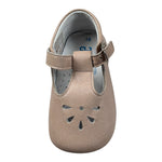 Indice Ballerine Tinta Uita con Fibia Beige per Neonata 328 BEIGE INDICE 