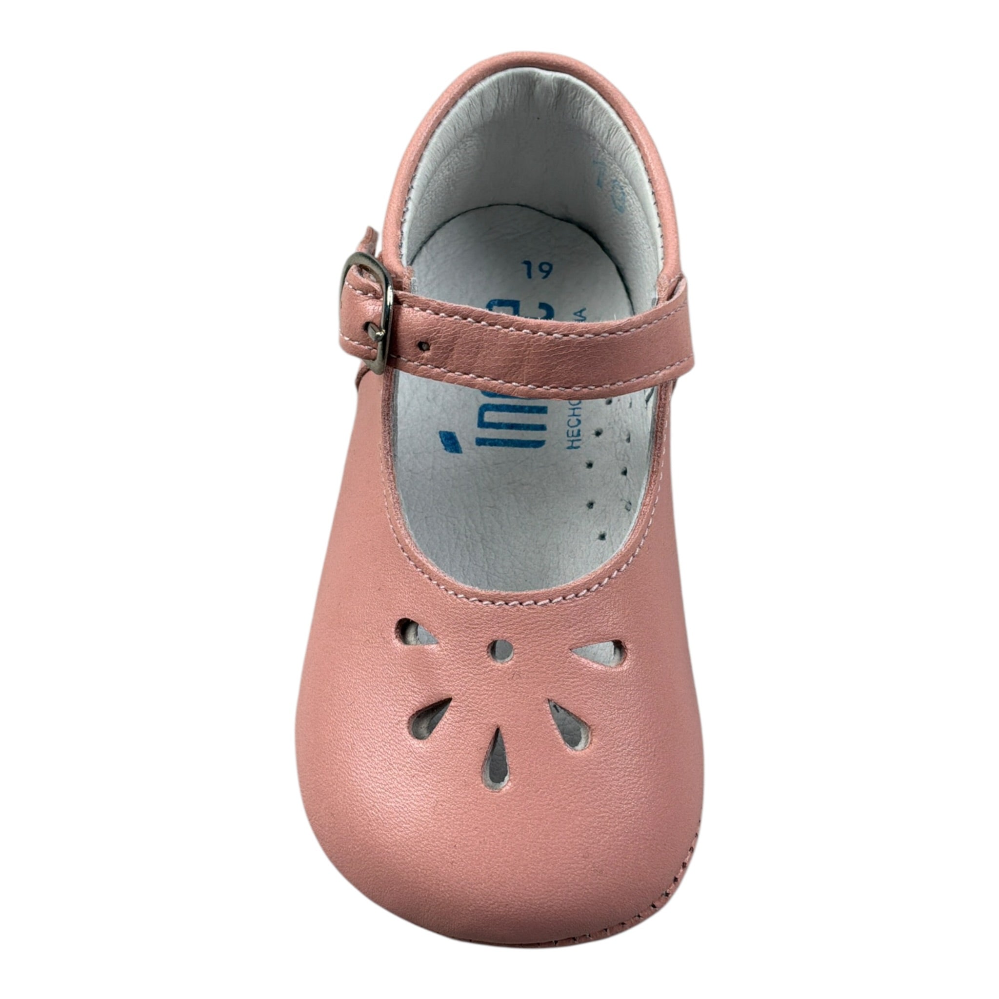Indice Ballerine Tinta Uita con Fibia Rosa per Neonata 329 ROSA INDICE 