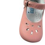 Indice Ballerine Tinta Uita con Fibia Rosa per Neonata 329 ROSA INDICE 