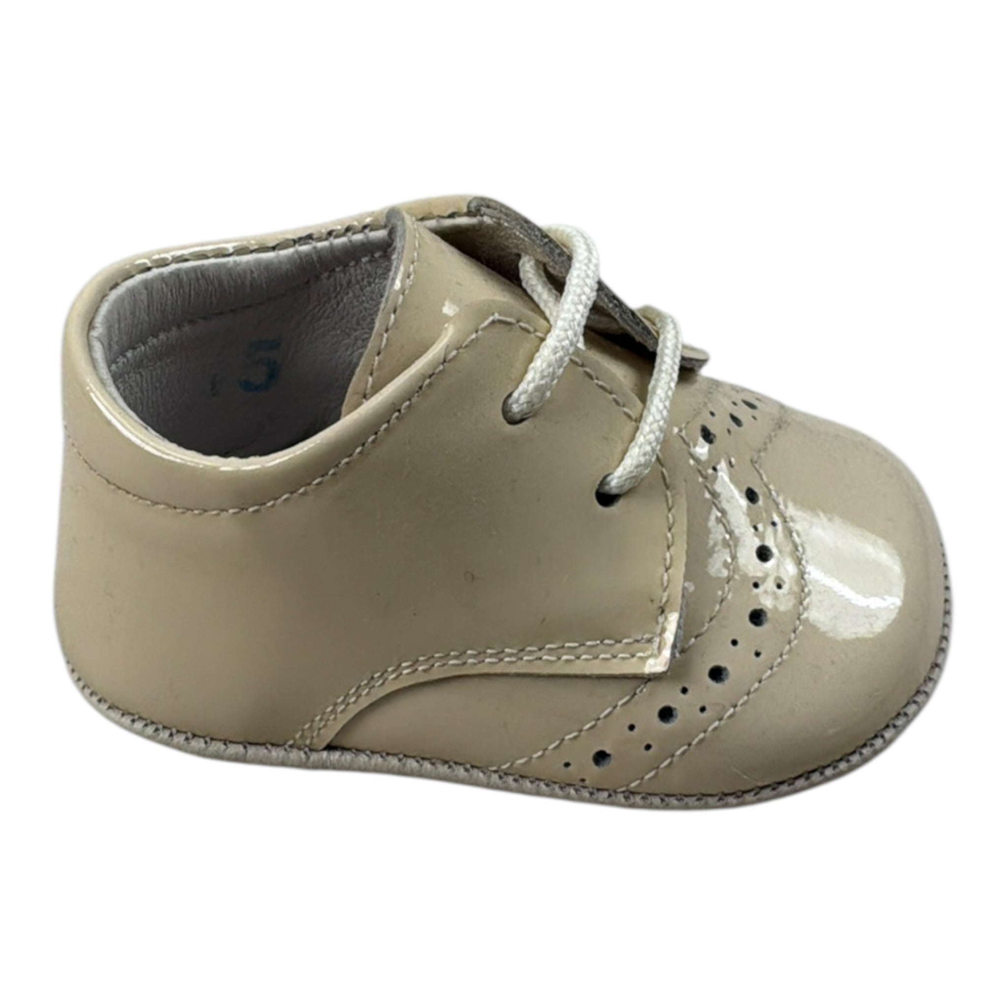 Indice Sneakers tinta unita con Lacci Beige per Neonato DEE BEIGE INDICE 