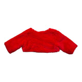 Isabel Coprispalle In Pelliccia tinta unita Rosso per Neonata IS6430N ROSSO ISABEL 