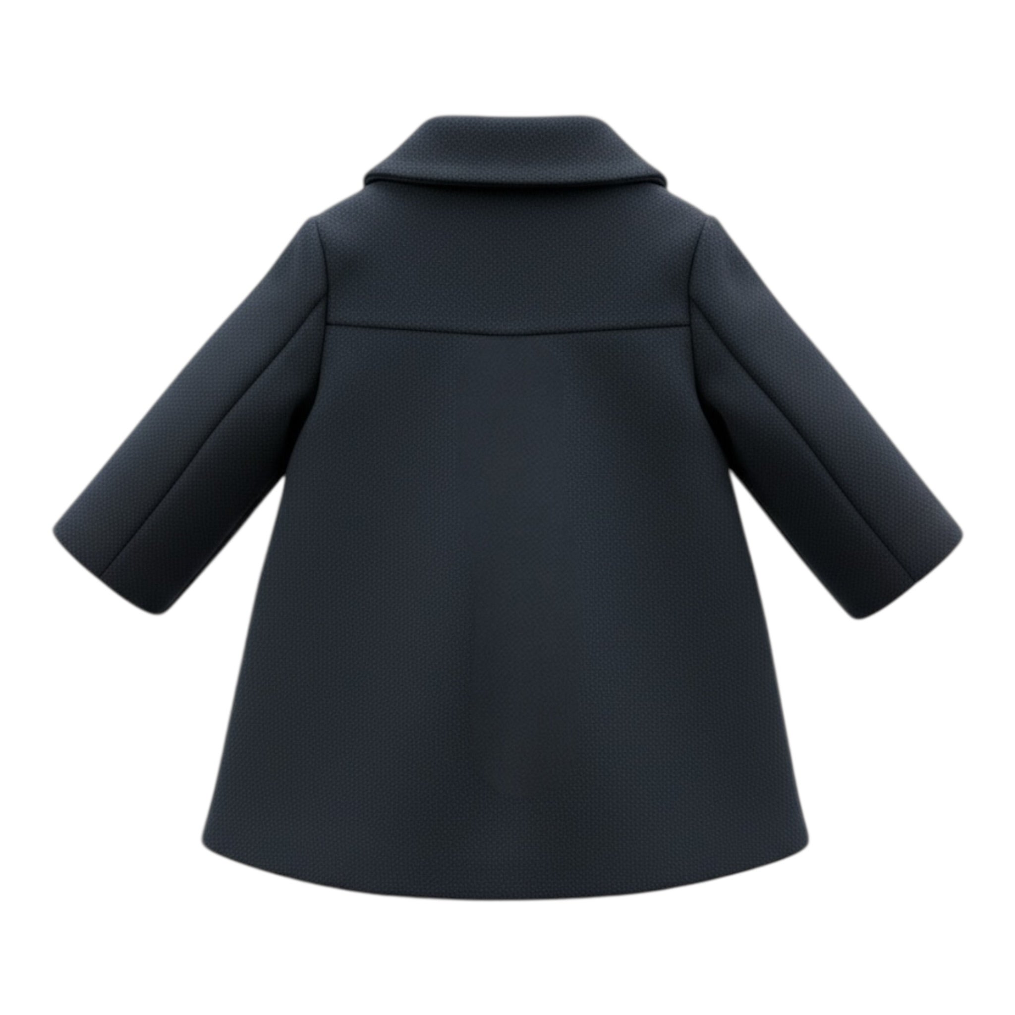 Isabel & Martinez Cappotto tinta unita con Bottoni Blu per Neonata IM24A278 BLU ISABEL & MARTINEZ 
