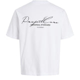 Jack&Jones T-Shirt tinta unita con Stampa Bianco per Bambino 12284046 BIANCO JACK&JONES 