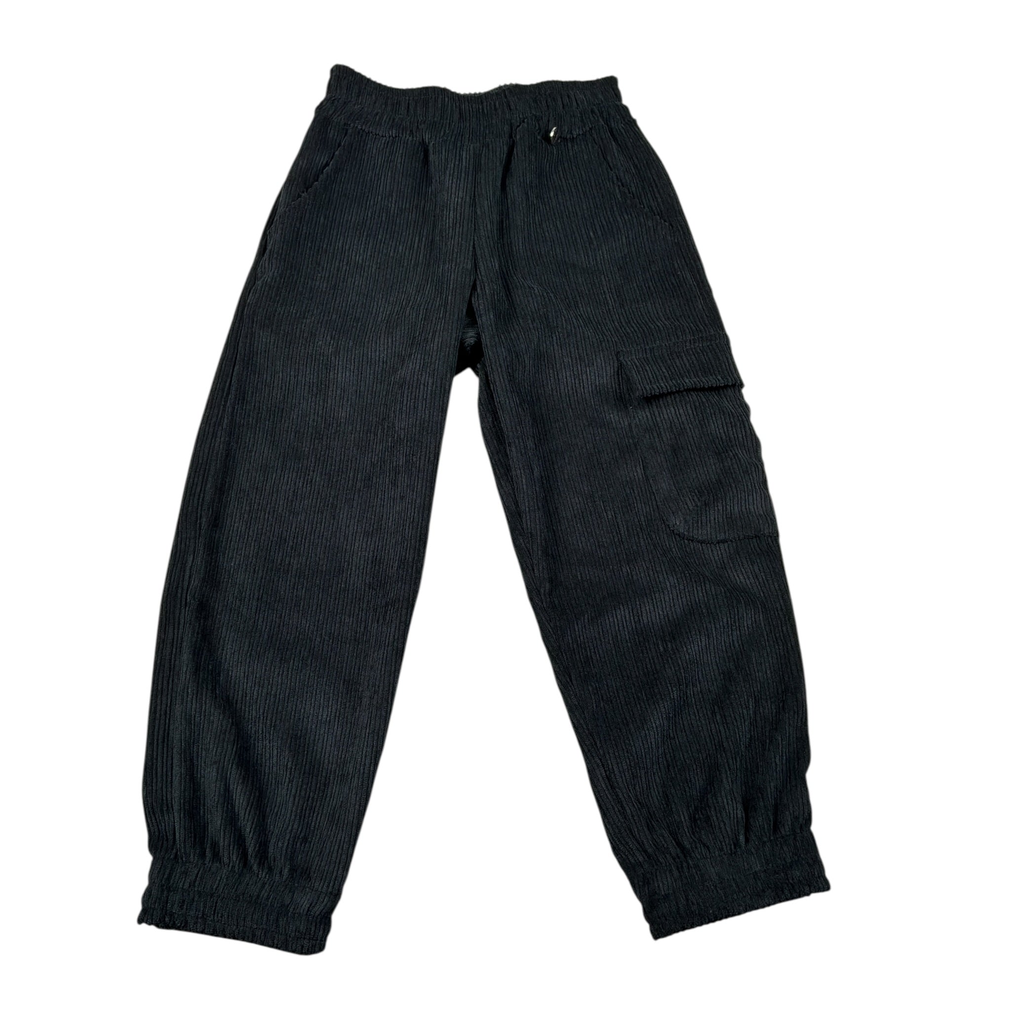 Jacques & Monique Pantalone tinta unita con Elastico In Vita Nero per Bambino JM1361 NERO JACQUES & MONIQUE 