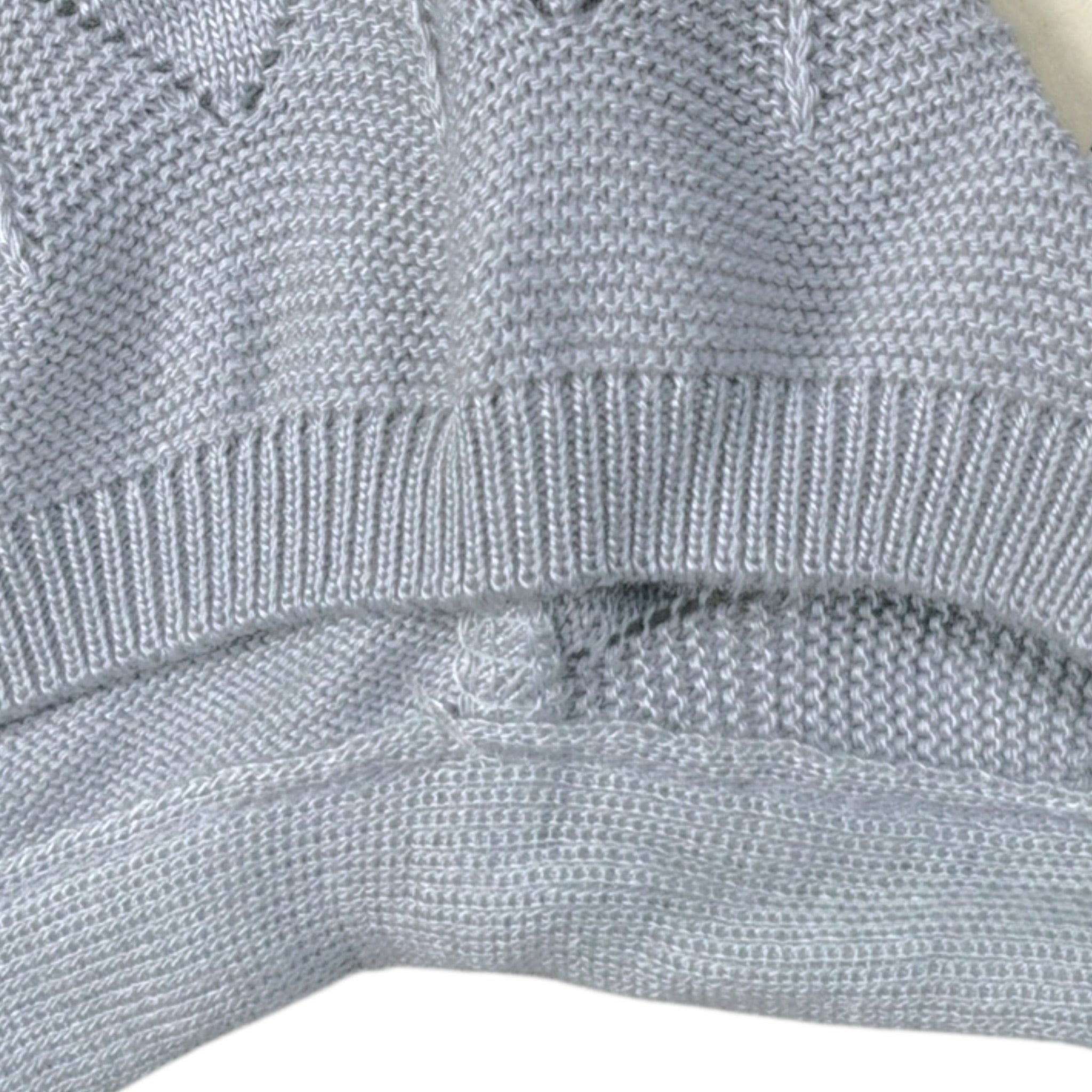 Jamiks Cappello tinta unita con Ricami Grigio per Neonata JWD125 GRIGIO JAMIKS 