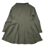 Janice Abito Manica Lunga tinta unita Verde per Bambina JN604R VERDE JANICE 