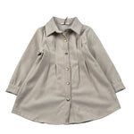 Janice Abito Manica Lunga tinta unita Beige per Neonata JN639NN BEIGE JANICE 
