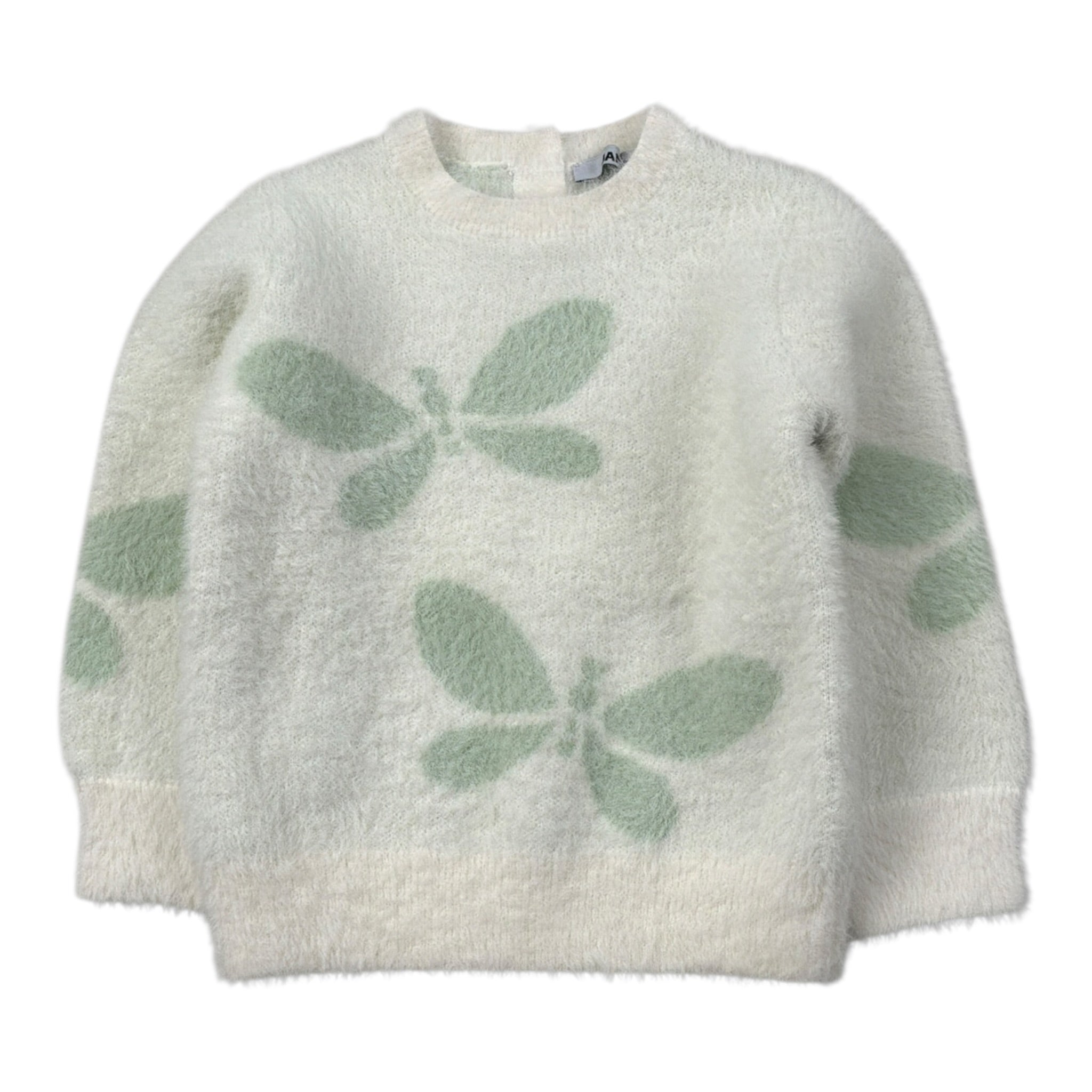 Janice Maglia tinta unita con Stampa Panna per Neonata JN967N PANNA JANICE 