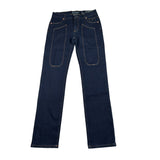 Jeckerson Jeans tinta unita con Girovita Regolabile Blu per Bambino J4403 BLU JECKERSON 