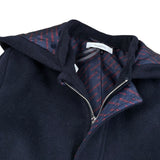 Jeckerson Cappotto tinta unita con Cappuccio Blu per Neonato JB4274N BLU JECKERSON 