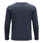 Jeckerson Shirt Girocollo tinta unita con Stampa Blu per Neonato JB5006W25N BLU JECKERSON 