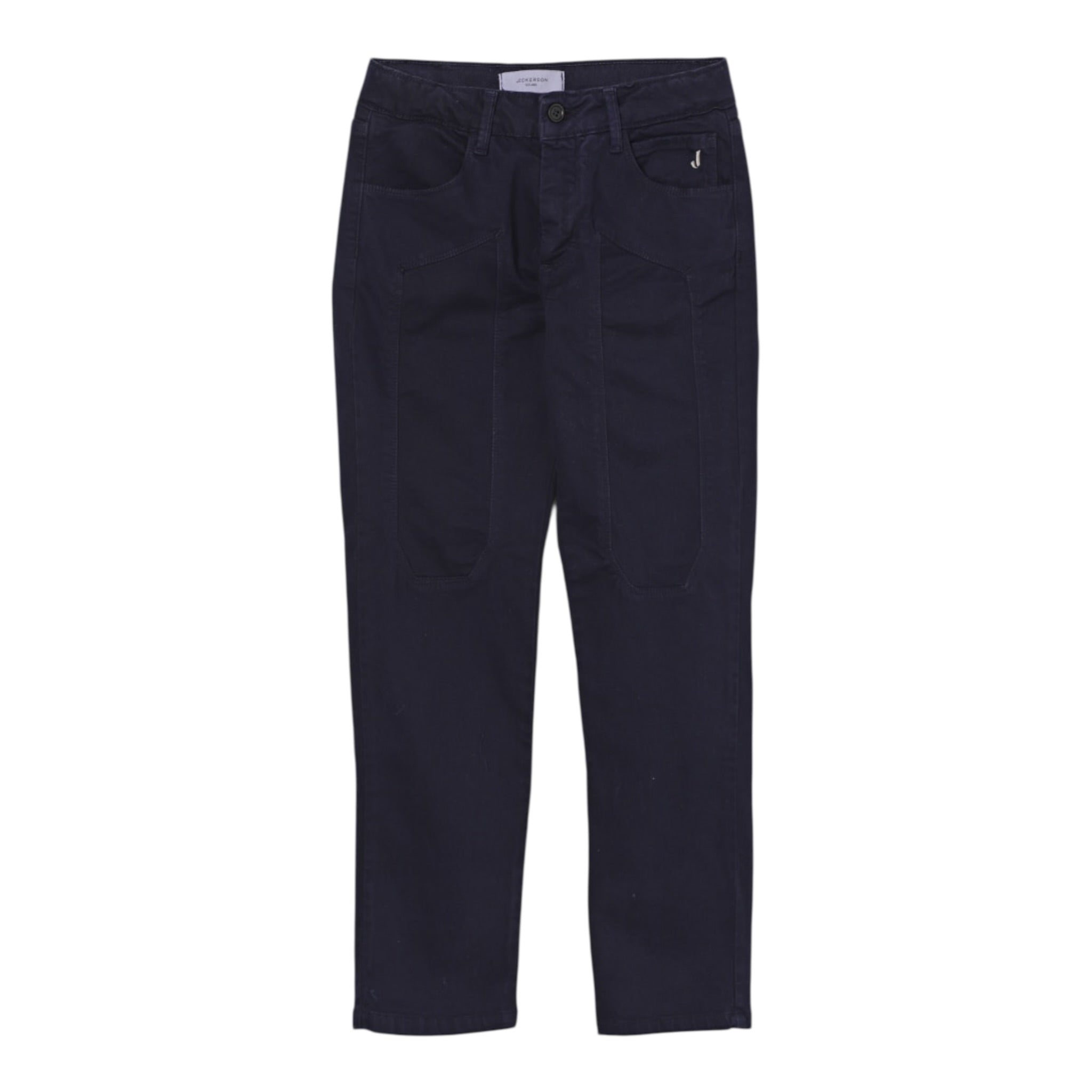 Jeckerson Pantalone tinta unita con Girovita Regolabile Blu per Bambino JB5011W25 BLU JECKERSON 