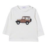 Jeckerson Shirt Girocollo tinta unita con Stampa Bianco per Bambino JB5071W25X BIANCO JECKERSON 