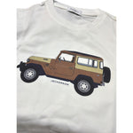 Jeckerson Shirt Girocollo tinta unita con Stampa Bianco per Bambino JB5071W25X BIANCO JECKERSON 