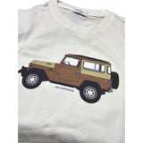 Jeckerson Shirt Girocollo tinta unita con Stampa Bianco per Bambino JB5071W25X BIANCO JECKERSON 