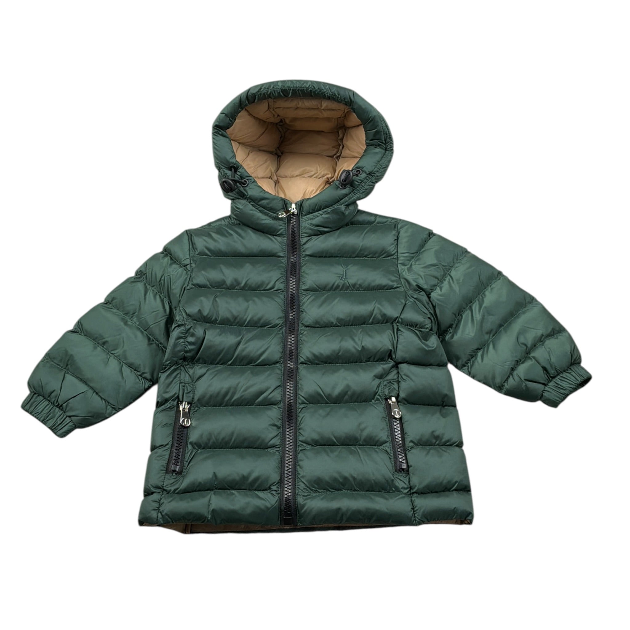 Jeckerson Giubbino tinta unita con Cappuccio Verde per Neonato JN4297 VERDE JECKERSON 