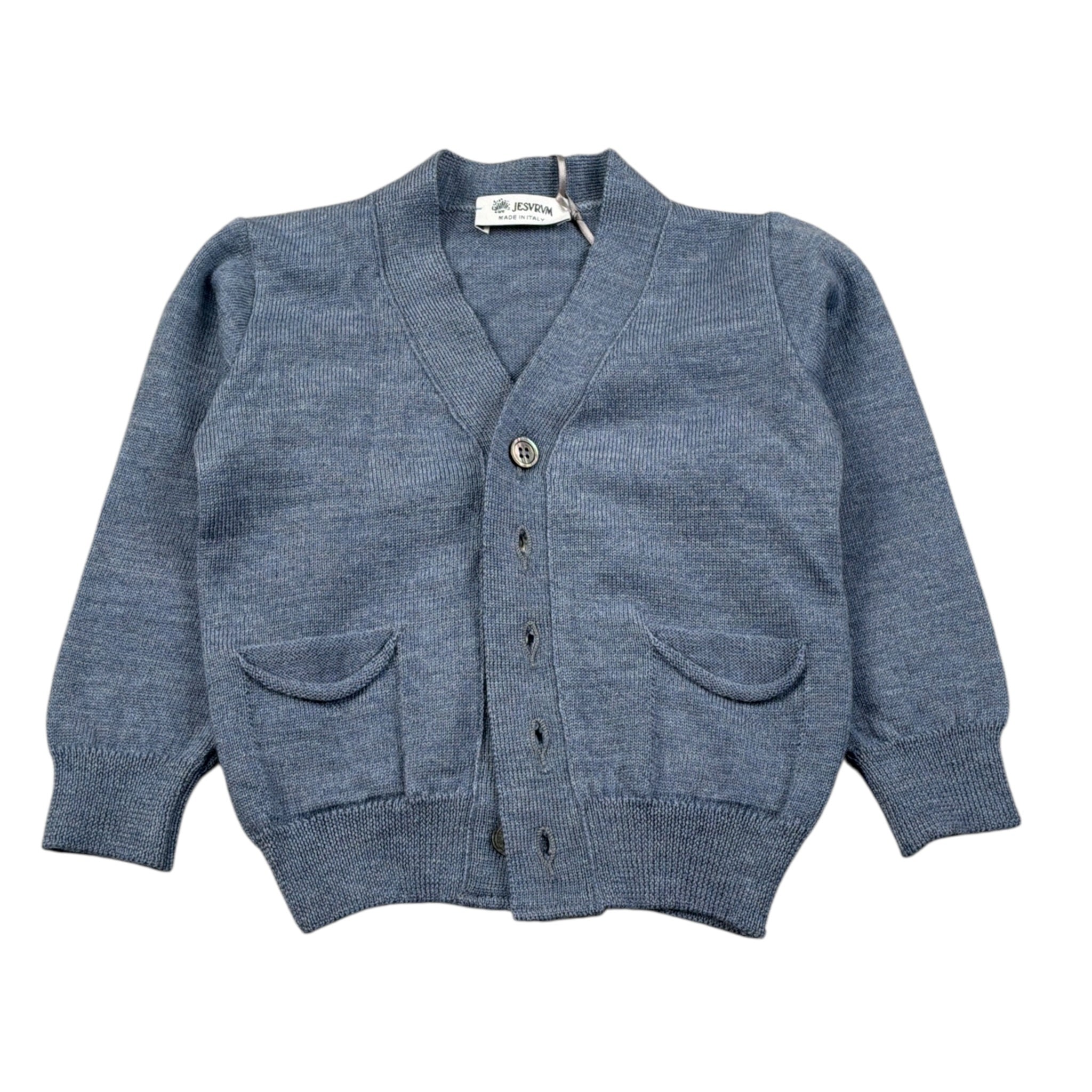 Jesurum Cardigan Tint Unita Azzurro per Neonato 090130 AZZURRO JESURUM 