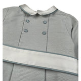 Jesvrvm Tutina Elegante tinta unita Manica Lunga Azzurro per Neonato CBPG03 AZZURRO JESVRVM 