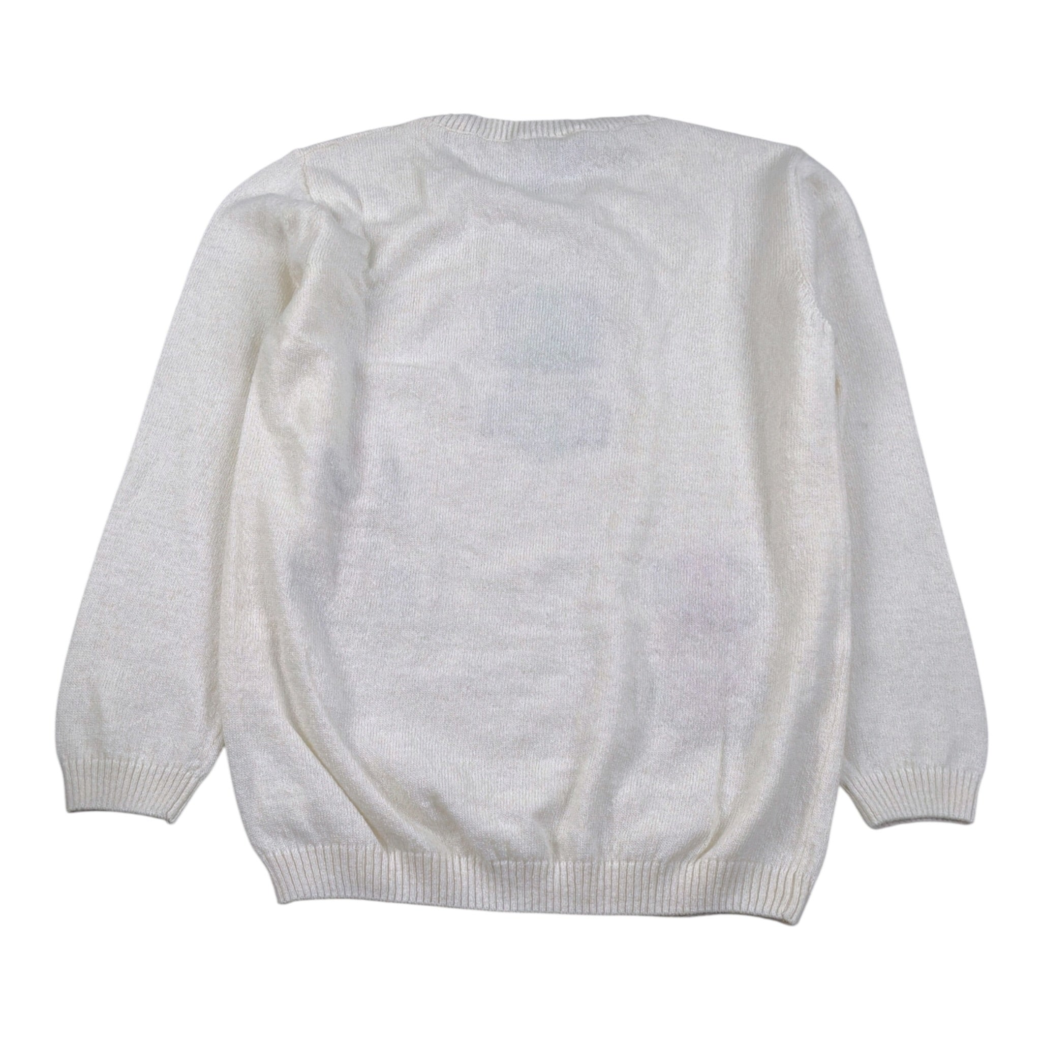 J.O. Milano Maglia tinta unita con Stampa Panna per Neonato 563F4 PANNA J.O. MILANO 