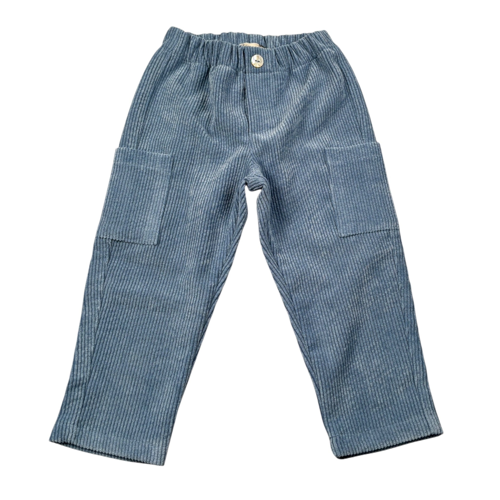 J.O. Milano Pantalone tinta unita con Elastico In Vita Azzurro per Neonato 564A1 AZZURRO J.O. MILANO 