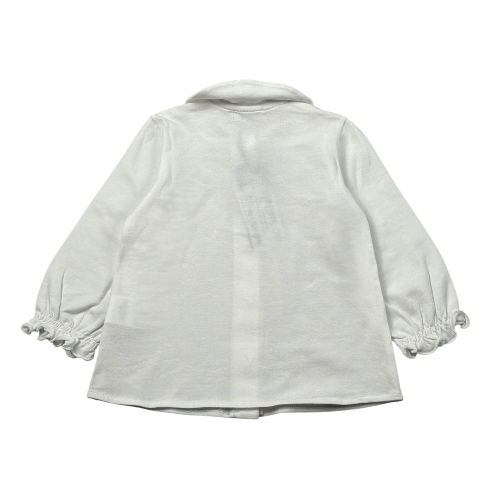 J.O. Milano Camicia Manica Lunga tinta unita Bianco per Neonata 566X99 BIANCO J.O. MILANO 
