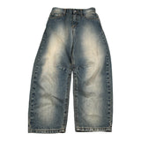 John Richmond Jeans tinta unita con Girovita Regolabile Azzurro per Bambino EBA26150JE AZZURRO JOHN RICHMOND 