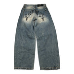 John Richmond Jeans tinta unita con Girovita Regolabile Azzurro per Bambino EBA26150JE AZZURRO JOHN RICHMOND 