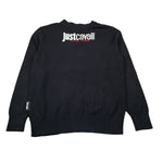 Just Cavalli Cardigan tinta unita con Logo Nero per Bambino JBA26105CD NERO JUST CAVALLI 