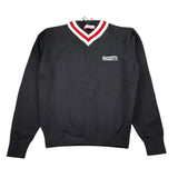 Cesare Paciotti Maglia tinta unita con Scollo A V Nero per Bambino MGP6301J NERO CESARE PACIOTTI 