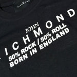 John Richmond T-Shirt tinta unita con Stampa Nero per Bambino RBA24043TS NERO JOHN RICHMOND 