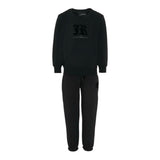 John Richmond Completo 2Pz Felpa-Pantalone tinta unita Nero per Bambino RBA25002CF NERO JOHN RICHMOND 