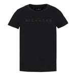 John Richmond T-Shirt Girocollo tinta unita con Logo Nero per Bambino RBA25009TSXX NERO JOHN RICHMOND 
