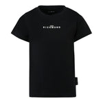 John Richmond T-Shirt tinta unita con Stampa Nero per Bambino RBA25010TS NERO JOHN RICHMOND 
