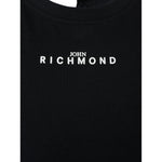 John Richmond T-Shirt tinta unita con Stampa Nero per Bambino RBA25010TS NERO JOHN RICHMOND 