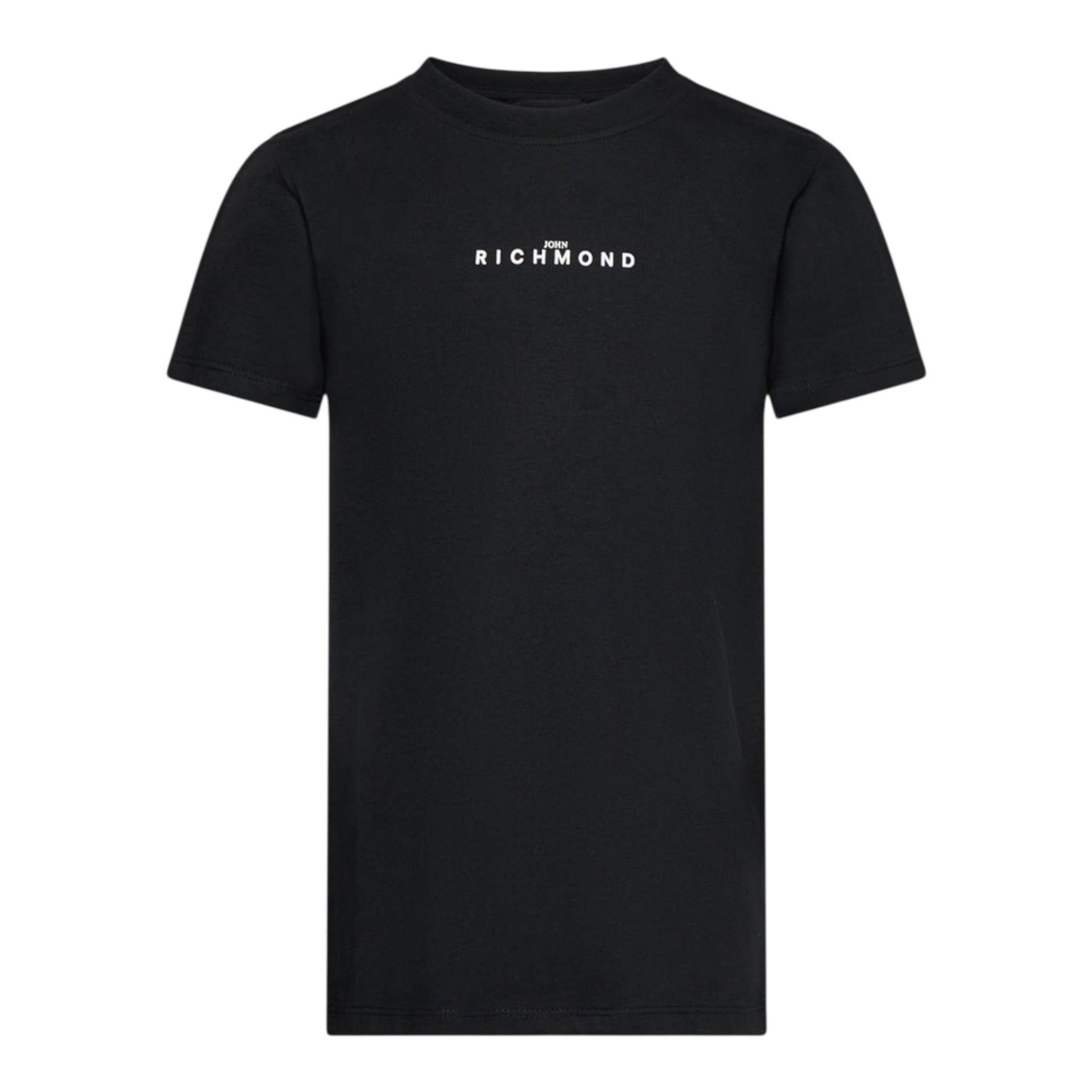 John Richmond T-Shirt tinta unita con Stampa Nero per Bambino RBA25010TSXX NERO JOHN RICHMOND 