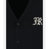 John Richmond Cardigan tinta unita con Ricami Nero per Neonato RBA25012CDXXXN NERO JOHN RICHMOND 